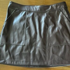 A new day Pleather Mini Skirt